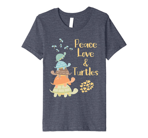 Funny shirts V-neck Tank top Hoodie sweatshirt usa uk au ca gifts for Peace Love and Turtles T-shirts - Whimsical Turtle Gifts 1978488
