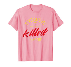 2nd Wedding Anniversary Gifts For Her Tshirt 2nd Year Annive