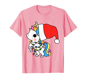 Funny shirts V-neck Tank top Hoodie sweatshirt usa uk au ca gifts for Unicorn Christmas Shirt Girls Women Xmas Gifts Cute Kawaii T-Shirt 434802