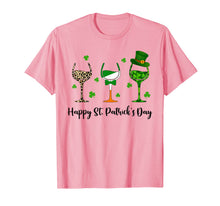 Load image into Gallery viewer, Irish Gifts Three Wine Glasses Shamrock St Patrick&#39;s Day TShirt840834
