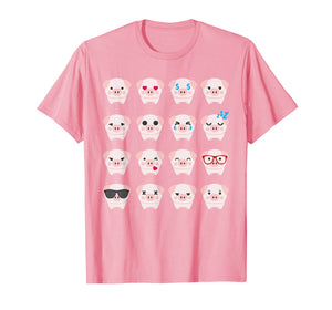 Pig Emoji t-shirt pig lover gifts-144142