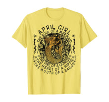 Load image into Gallery viewer, April Girl The Soul Of A Mermaid Tshirt Funny Gifts Women TShirt70437
