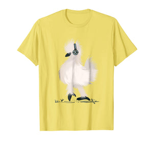Funny shirts V-neck Tank top Hoodie sweatshirt usa uk au ca gifts for Silkie Chicken Wearing Headphone Tee Shirt Gifts 1478876