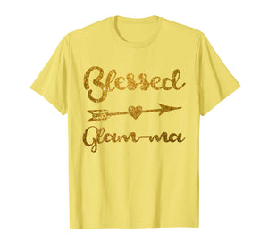 Funny shirts V-neck Tank top Hoodie sweatshirt usa uk au ca gifts for Womens Blessed Glam-ma Shirt Best Glamma Ever Grandma Gifts 1697153