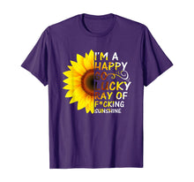 Load image into Gallery viewer, I&#39;m A Happy Go Lucky Ray Of Fucking Sunshine Gifts TShirt310507
