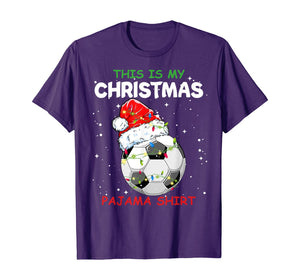This Is My Christmas Pajama Soccer Christmas Gifts T-Shirt