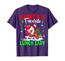 Load image into Gallery viewer, Funny shirts V-neck Tank top Hoodie sweatshirt usa uk au ca gifts for Santa&#39;s Favorite Lunch Lady Cute Lunch Lady Christmas Gifts T-Shirt 331980
