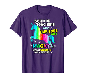 Funny shirts V-neck Tank top Hoodie sweatshirt usa uk au ca gifts for School Teachers Shirt Magical Unicorn Shirt Teacher Gifts 2873748