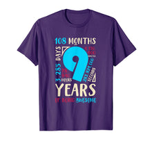 Load image into Gallery viewer, Funny shirts V-neck Tank top Hoodie sweatshirt usa uk au ca gifts for 9th Birthday Gifts Son Daughter Nine 9 Year Old Boys Girls T-Shirt 524851
