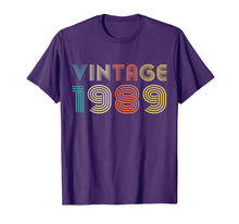 Load image into Gallery viewer, Funny shirts V-neck Tank top Hoodie sweatshirt usa uk au ca gifts for Retro Vintage 1989 TShirt 30th Birthday Gifts 30 Years Old 2779644
