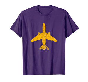 Funny shirts V-neck Tank top Hoodie sweatshirt usa uk au ca gifts for Distressed Yellow Jet Airplane Aviation Pilot Gifts Flying T-Shirt 2414578