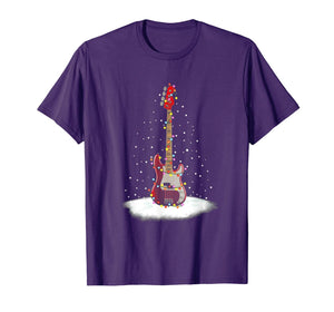 Christmas Guitar Funny Guitarist Christmas Gifts T-Shirt-813603
