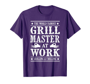 Grill Master Barbecue BBQ Smoker Grillin Dad Grandpa Gifts TShirt875697