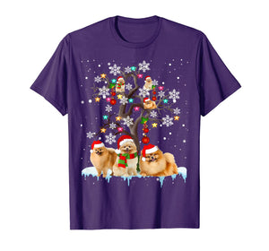 Funny shirts V-neck Tank top Hoodie sweatshirt usa uk au ca gifts for Pomeranian Christmas Tree Ornament Funny Christmas Gifts T-Shirt 611125