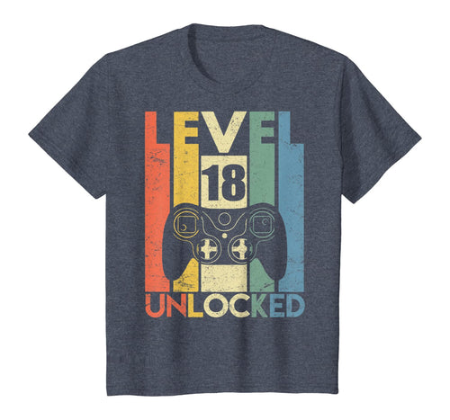 Level 18 Unlocked Tshirt 18th Video Gamer Birthday Boy Gifts