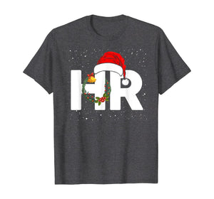 Funny shirts V-neck Tank top Hoodie sweatshirt usa uk au ca gifts for Christmas Human Resources Santa Claus Hat Wreath Xmas Gifts T-Shirt 705501