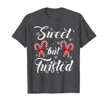 Load image into Gallery viewer, Funny shirts V-neck Tank top Hoodie sweatshirt usa uk au ca gifts for Sweet But Twisted Candy Cane Christmas Hat Funny Gifts T-Shirt 879861
