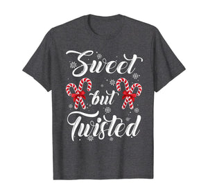 Funny shirts V-neck Tank top Hoodie sweatshirt usa uk au ca gifts for Sweet But Twisted Candy Cane Christmas Hat Funny Gifts T-Shirt 879861