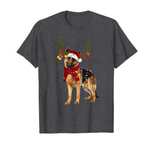 Load image into Gallery viewer, Funny shirts V-neck Tank top Hoodie sweatshirt usa uk au ca gifts for Santa German shepherd reindeer Light Christmas gifts T-Shirt 794522
