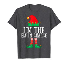 Load image into Gallery viewer, I&#39;m The Elf in Charge Matching Family Group Christmas Gifts T-Shirt-2134025
