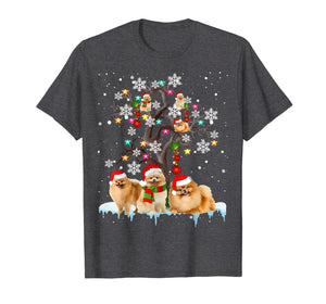 Funny shirts V-neck Tank top Hoodie sweatshirt usa uk au ca gifts for Pomeranian Christmas Tree Ornament Funny Christmas Gifts T-Shirt 611125
