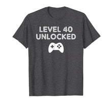 Load image into Gallery viewer, Funny shirts V-neck Tank top Hoodie sweatshirt usa uk au ca gifts for 40th Birthday Shirt Gifts - Level 40 Unlocked Shirt 1951481
