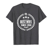 Load image into Gallery viewer, Funny shirts V-neck Tank top Hoodie sweatshirt usa uk au ca gifts for 9th Wedding Anniversary Gifts Best Wife Since 2010 274627
