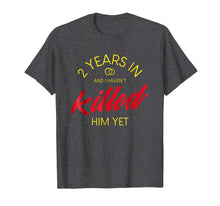 Load image into Gallery viewer, 2nd Wedding Anniversary Gifts For Her Tshirt 2nd Year Annive

