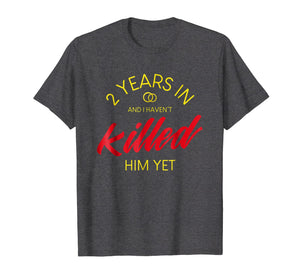2nd Wedding Anniversary Gifts For Her Tshirt 2nd Year Annive