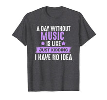 Load image into Gallery viewer, Funny shirts V-neck Tank top Hoodie sweatshirt usa uk au ca gifts for A Day Without Music T-shirt, Gifts For Musicians Music Lover 344877
