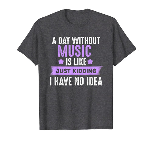 Funny shirts V-neck Tank top Hoodie sweatshirt usa uk au ca gifts for A Day Without Music T-shirt, Gifts For Musicians Music Lover 344877