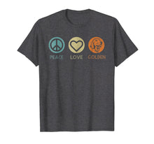 Load image into Gallery viewer, Funny shirts V-neck Tank top Hoodie sweatshirt usa uk au ca gifts for Vintage Peace Love Golden Retriever Tshirt Dog Lover Gifts 698869
