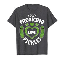 Load image into Gallery viewer, Funny shirts V-neck Tank top Hoodie sweatshirt usa uk au ca gifts for I Just Freaking Love Pickles Funny Pickle Lover Shirt Gifts 952570
