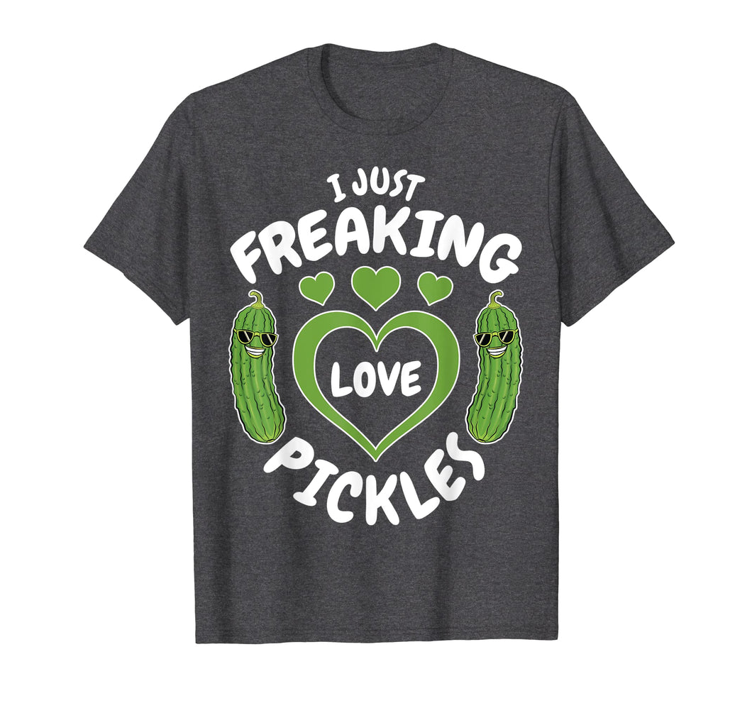 Funny shirts V-neck Tank top Hoodie sweatshirt usa uk au ca gifts for I Just Freaking Love Pickles Funny Pickle Lover Shirt Gifts 952570