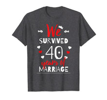Load image into Gallery viewer, Funny shirts V-neck Tank top Hoodie sweatshirt usa uk au ca gifts for Funny 40th Wedding Anniversary T-Shirt - Gifts For Couples 291501
