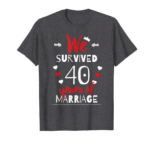 Funny shirts V-neck Tank top Hoodie sweatshirt usa uk au ca gifts for Funny 40th Wedding Anniversary T-Shirt - Gifts For Couples 291501