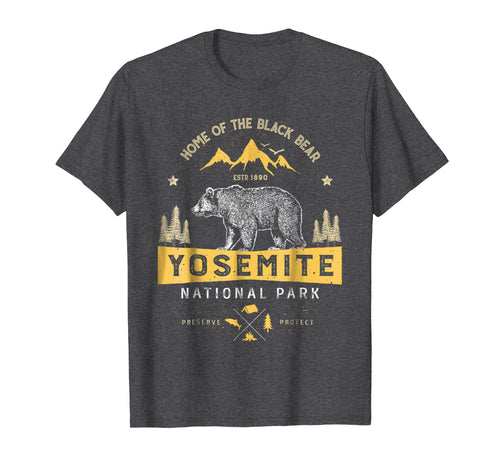 Funny shirts V-neck Tank top Hoodie sweatshirt usa uk au ca gifts for Yosemite National Park T shirt California Bear Vintage Gifts 1146902