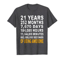 Load image into Gallery viewer, Funny shirts V-neck Tank top Hoodie sweatshirt usa uk au ca gifts for 21st Birthday Gifts T Shirt 21 Years Old Being Awesome Tee 425748
