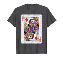 Load image into Gallery viewer, Funny shirts V-neck Tank top Hoodie sweatshirt usa uk au ca gifts for Queen of Diamonds Poker Lover Gifts Playing Card T-Shirt 4108086
