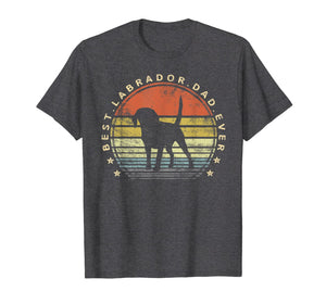 Mens Best Labrador Dad Ever Daddy Gifts Lab Dog Lover Owner T-Shirt-819015