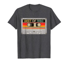 Load image into Gallery viewer, Best Of 1980 40th Birthday Gifts Cassette Tape Vintage T-Shirt-87736
