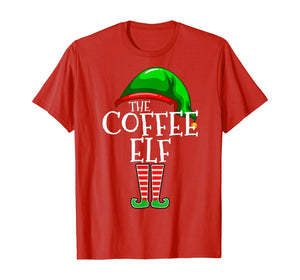 The Coffee Elf Group Matching Family Christmas Gifts Funny T-Shirt