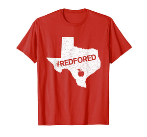 Funny shirts V-neck Tank top Hoodie sweatshirt usa uk au ca gifts for Teachers Public Education Red For Ed Texas T-Shirt Gifts 2498746