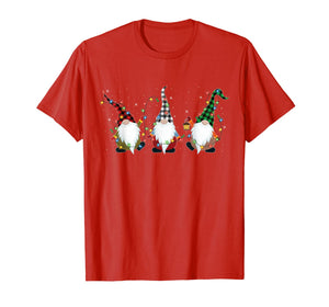 Funny shirts V-neck Tank top Hoodie sweatshirt usa uk au ca gifts for Funny Plaid Gnomes Costume Christmas Pajama Matching Gifts T-Shirt 111911