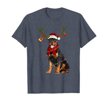 Load image into Gallery viewer, Funny shirts V-neck Tank top Hoodie sweatshirt usa uk au ca gifts for Santa Rottweiler reindeer Light Christmas gifts T-Shirt 389659
