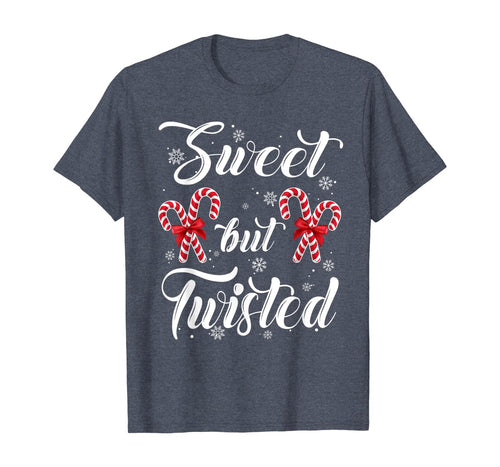 Funny shirts V-neck Tank top Hoodie sweatshirt usa uk au ca gifts for Sweet But Twisted Candy Cane Christmas Hat Funny Gifts T-Shirt 879861