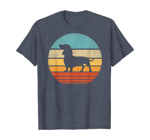 Funny shirts V-neck Tank top Hoodie sweatshirt usa uk au ca gifts for Dachshund Vintage Silhouette 60s 70s Retro Gifts Dog Lover T-Shirt 279074
