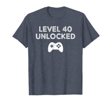 Load image into Gallery viewer, Funny shirts V-neck Tank top Hoodie sweatshirt usa uk au ca gifts for 40th Birthday Shirt Gifts - Level 40 Unlocked Shirt 1951481
