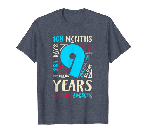 Funny shirts V-neck Tank top Hoodie sweatshirt usa uk au ca gifts for 9th Birthday Gifts Son Daughter Nine 9 Year Old Boys Girls T-Shirt 524851