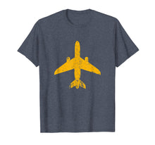 Load image into Gallery viewer, Funny shirts V-neck Tank top Hoodie sweatshirt usa uk au ca gifts for Distressed Yellow Jet Airplane Aviation Pilot Gifts Flying T-Shirt 2414578
